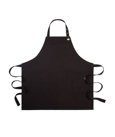 Canvas Apron with Brass Eyelets