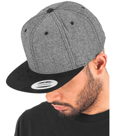 Flexfit Yupoong Chambray-Suede Snapback | ADT Tryck