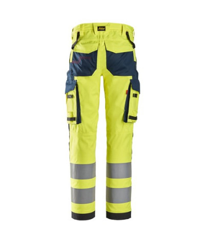 Snickers Workwear Arbetsbyxa med stretch, varsel klass 2