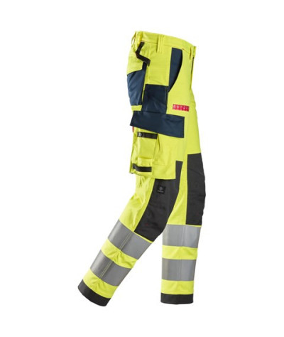 Snickers Workwear Arbetsbyxa med stretch, varsel klass 2, Snickers ...