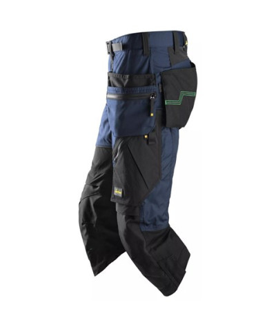 Work trousers+ in three-quarter length with holster pockets