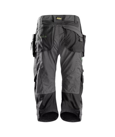 Work trousers+ in three-quarter length with holster pockets