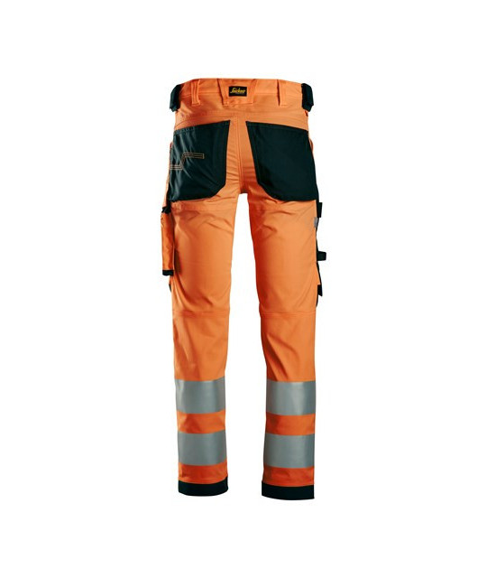 Snickers Workwear Varselbyxor med stretch, klass 2, Snickers Workwe...