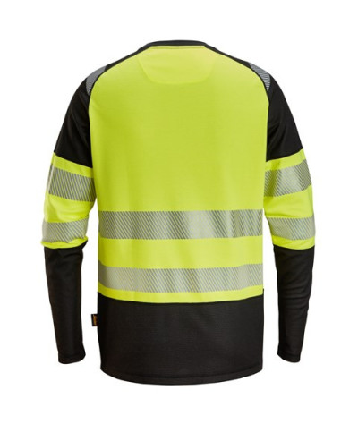 Snickers Workwear Långärmad T-shirt, varsel klass 1