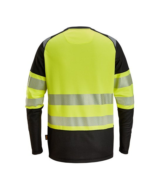 Snickers Workwear Långärmad T-shirt, varsel klass 1