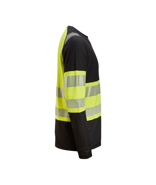 Snickers Workwear Långärmad T-shirt, varsel klass 1