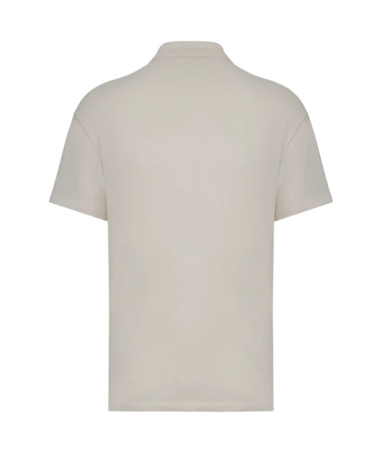 Native Spirit Eco-Friendly Men's Dropped Shoulders Pique Knit Polo ...