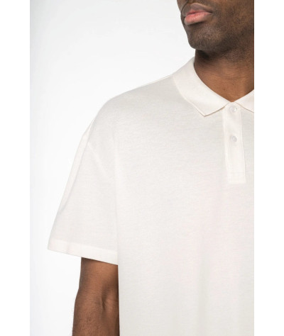 Native Spirit Eco-Friendly Men's Dropped Shoulders Pique Knit Polo ...