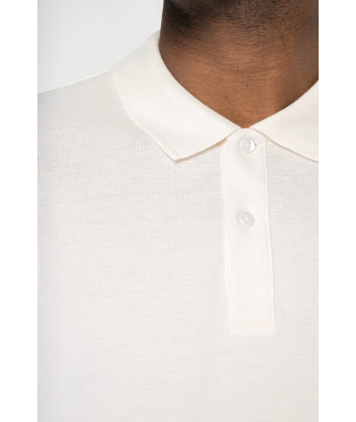 Native Spirit Eco-Friendly Men's Dropped Shoulders Pique Knit Polo ...