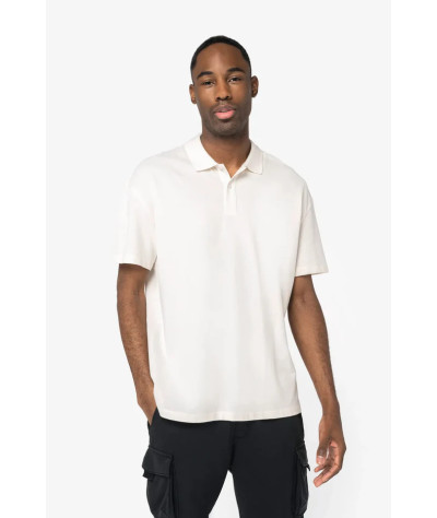 Native Spirit Eco-Friendly Men's Dropped Shoulders Pique Knit Polo ...