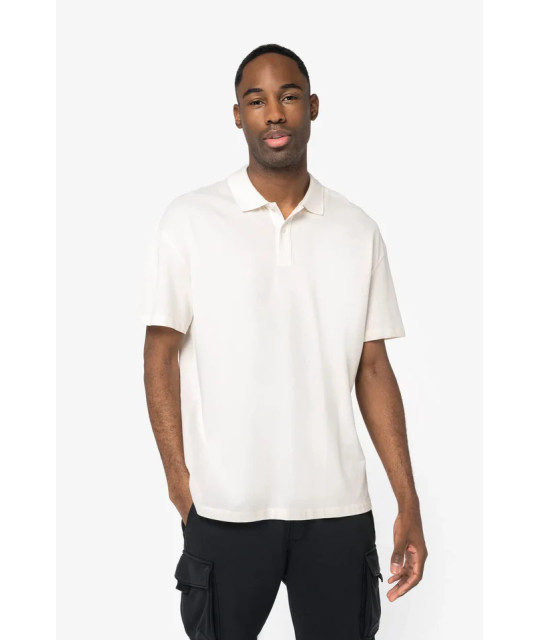 Native Spirit Eco-Friendly Men's Dropped Shoulders Pique Knit Polo ...