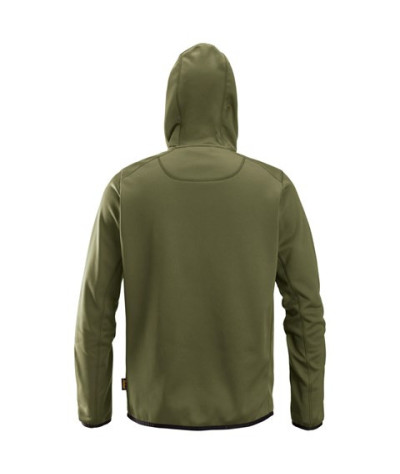 Snickers Workwear Huvtröja i fleece med hellång dragkedja, Snickers...