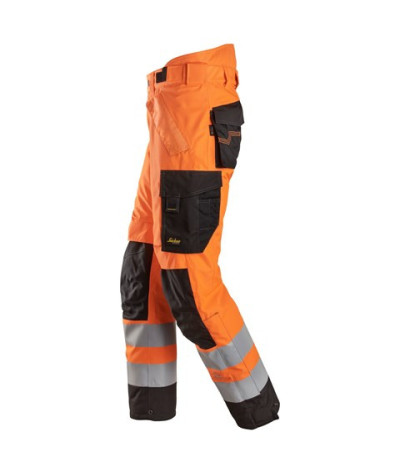Snickers Workwear AllroundWork, vattentäta byxor 37,5®, varsel klass 2
