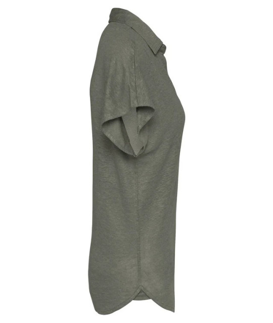 SPASSO Ladies’ linen polo shirt | ADT Tryck