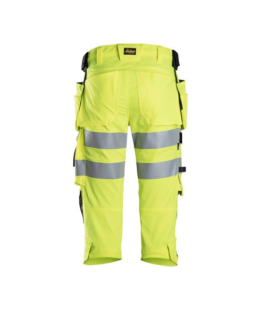 Snickers Workwear Piratbyxor med hölsterfickor, varsel klass 1/2, S...