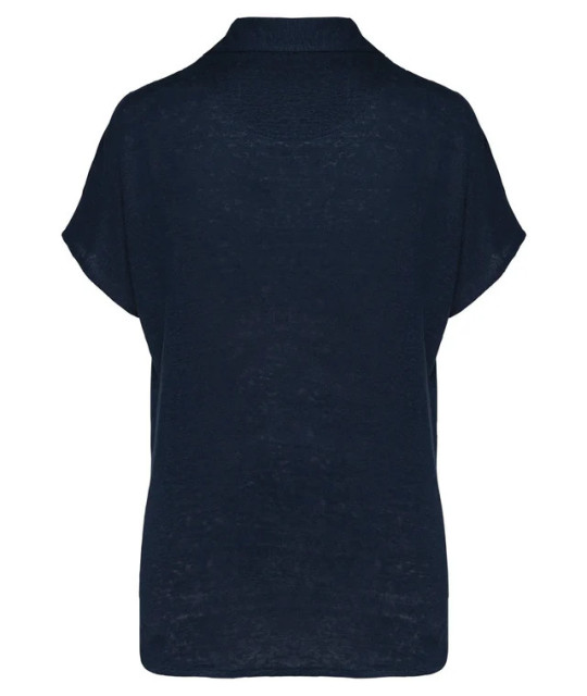 SPASSO Ladies’ linen polo shirt | ADT Tryck