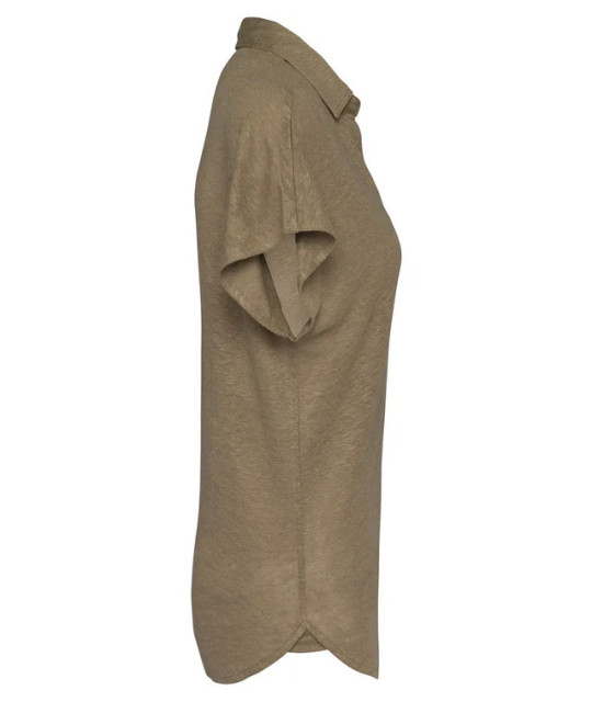 SPASSO Ladies’ linen polo shirt | ADT Tryck