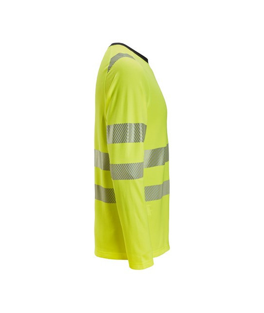 Snickers Workwear Långärmad T-shirt, varsel klass 3 Snickers Workwe...