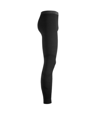 Seamless heat-regulating wool base layer pants