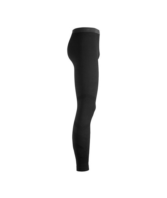 Seamless heat-regulating wool base layer pants