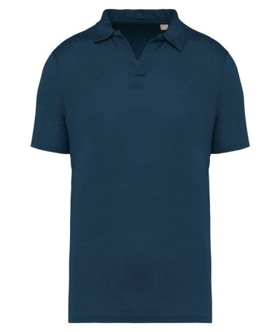 SPASSO Men’s Linen Polo Shirt | ADT Tryck