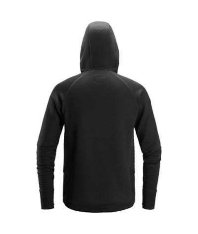 Hoodie with full-length zipper