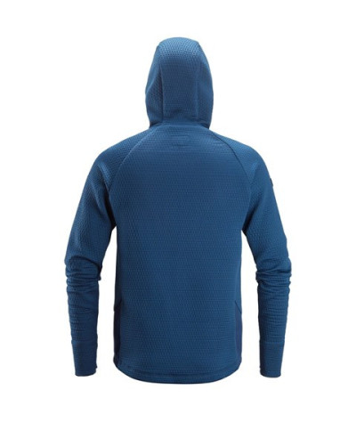 Hoodie with full-length zipper