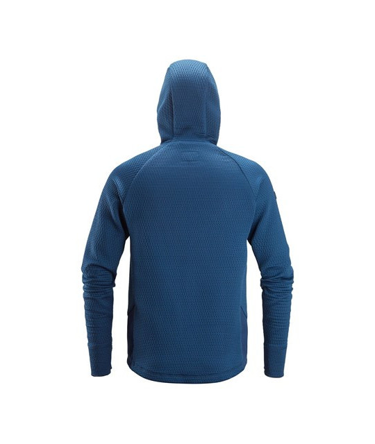 Hoodie with full-length zipper