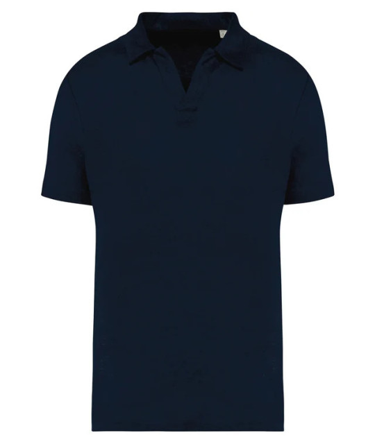 SPASSO Men’s Linen Polo Shirt | ADT Tryck