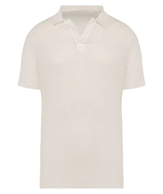 SPASSO Men’s Linen Polo Shirt | ADT Tryck