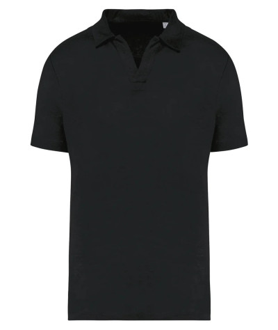 SPASSO Men’s Linen Polo Shirt | ADT Tryck