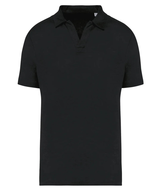 SPASSO Men’s Linen Polo Shirt | ADT Tryck