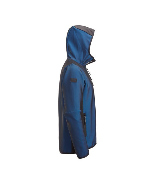 Hoodie with full-length zipper