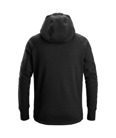 FlexiWork fleece hoodie with full-length zipper