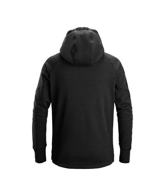 Snickers Workwear FlexiWork huvtröja i fleece med hellång dragkedja...