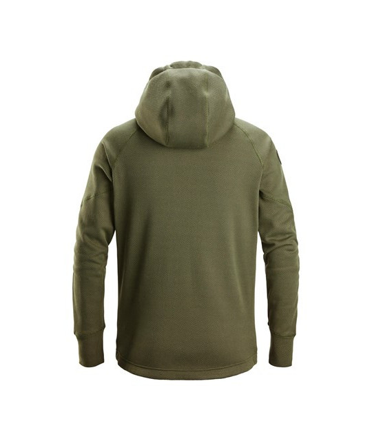 Snickers Workwear FlexiWork huvtröja i fleece med hellång dragkedja...