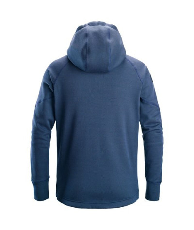FlexiWork fleece hoodie with full-length zipper
