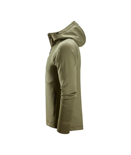 Snickers Workwear Polartec® Power Stretch® huvtröja med hellång dra...