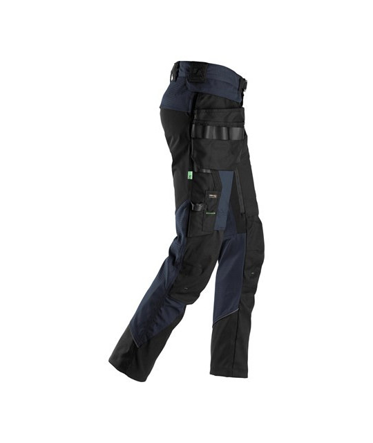 Snickers Workwear FlexiWork Arbetsbyxa+ avtagbar hölsterficka Snick...