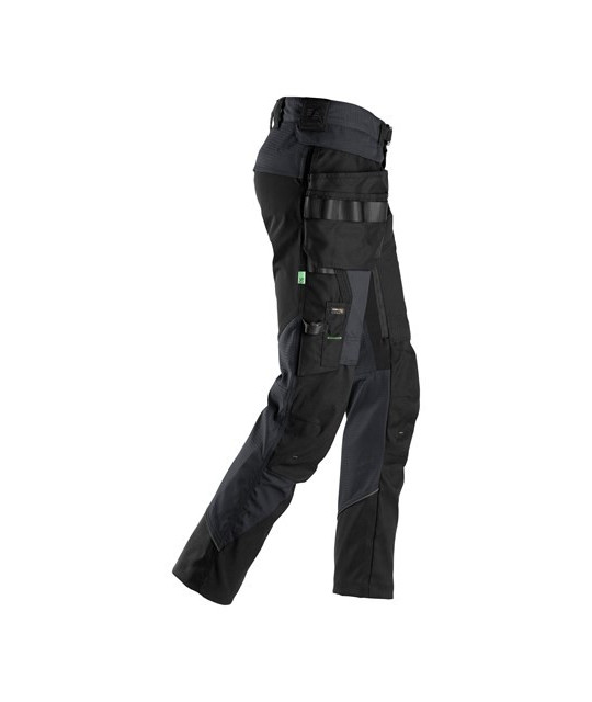 Snickers Workwear FlexiWork Arbetsbyxa+ avtagbar hölsterficka Snick...