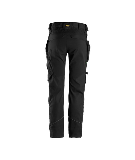 Snickers Workwear FlexiWork Arbetsbyxa+ avtagbar hölsterficka Snick...