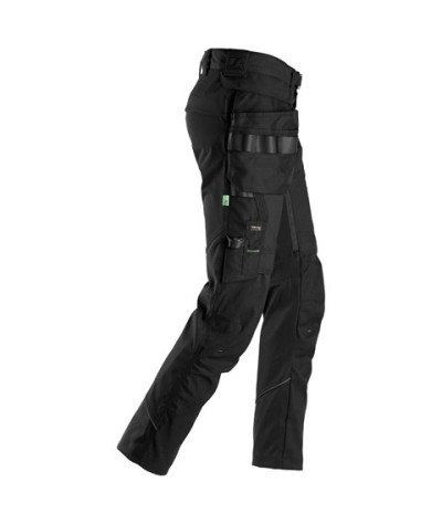 Snickers Workwear FlexiWork Arbetsbyxa+ avtagbar hölsterficka Snick...