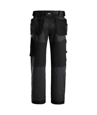 Stretch work trousers with holster pockets