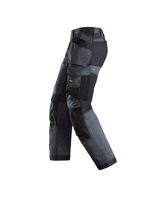 Stretch work trousers with holster pockets