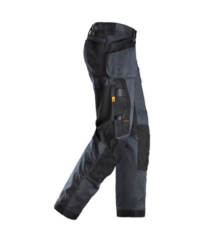 Stretch work trousers with holster pockets