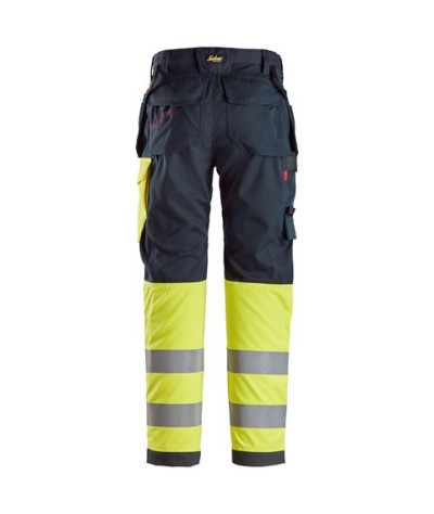 Snickers Workwear Arbetsbyxa med hölsterfickor, varsel klass 1, Sni...