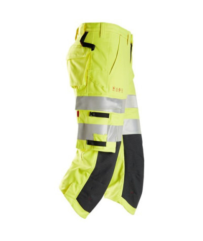 Snickers Workwear Piratbyxor varsel, klass 2