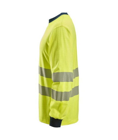 Snickers Workwear Långärmad T-shirt, Varsel klass 3, Snickers Workw...