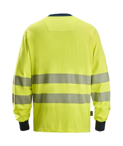 Snickers Workwear Långärmad T-shirt, Varsel klass 3, Snickers Workw...