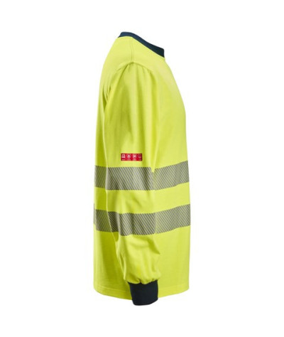 Snickers Workwear Långärmad T-shirt, Varsel klass 3, Snickers Workw...